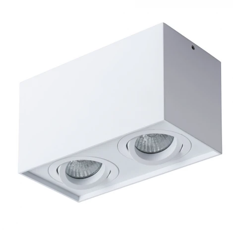 Накладной точечный светильник Arte Lamp Factor A5544PL-2WH (220V, куб)