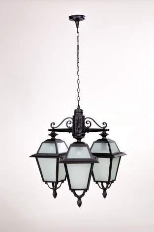 Уличный светильник подвесной Oasis Light FARO-FROST L 91170fL/3 Bl (220V, на цепи, фонарь, IP44)