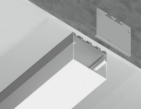 Профиль алюминиевый накладной/подвесной Ambrella Profile System GP3070AL