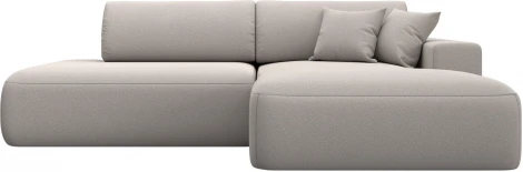 Диван угловой Лига-036 НПБ Модерн правый угол Лига Диванов (Замша) арт.127782