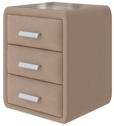 PROxSON Тумба Soft Mebel (Ткань: Велюр Forest 730 Миндальный) 51x48