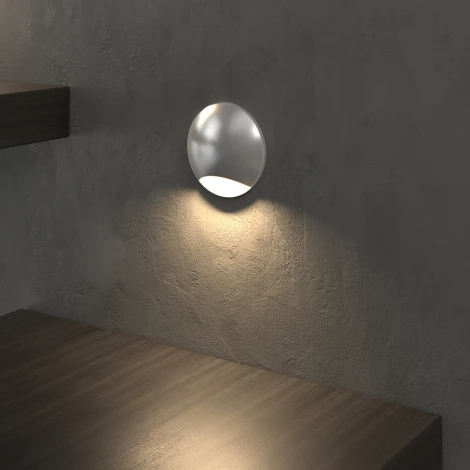 Встраиваемый светильник уличный Elektrostandard MRL LED 1104 алюминий (220V, круглые, IP65)