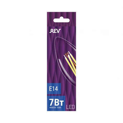 Лампочка светодиодная филаментная REV 32487 4