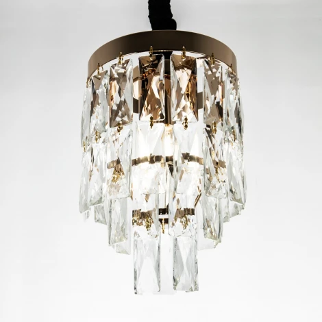 Подвесная люстра хрустальная Modelux MODELUX ML.844.2 GD