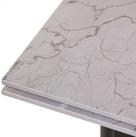 Стол обеденный Trump (160+40+40), керамика серая Top Concept 2001000000968