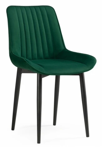 Стул Notta на металлокаркасе Седа К зеленый / черный 502097