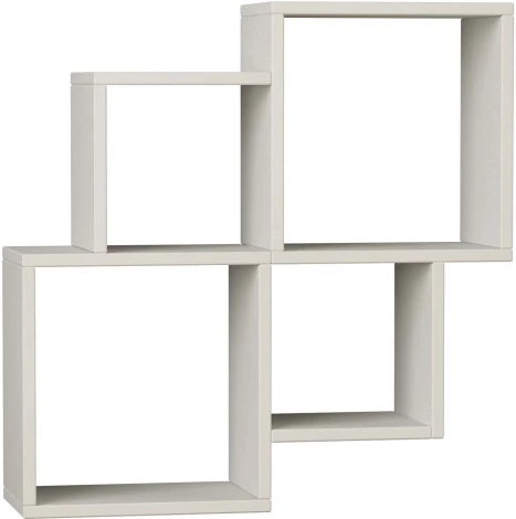 Полка Фигурная OYO SHELF (Дерево/Белый) LEVE