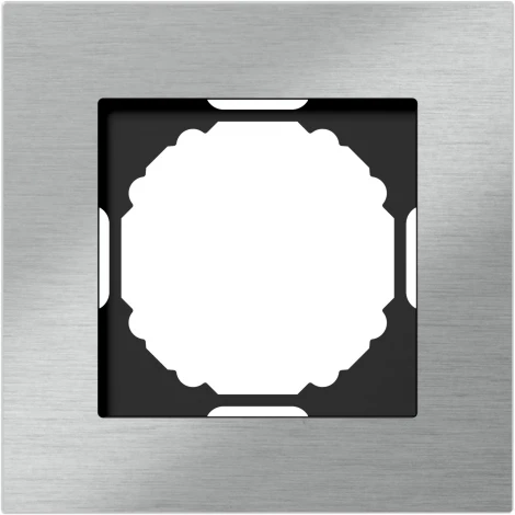 Рамка 1-я, Natural серебристый алюминий Donel A07 DEN211SA