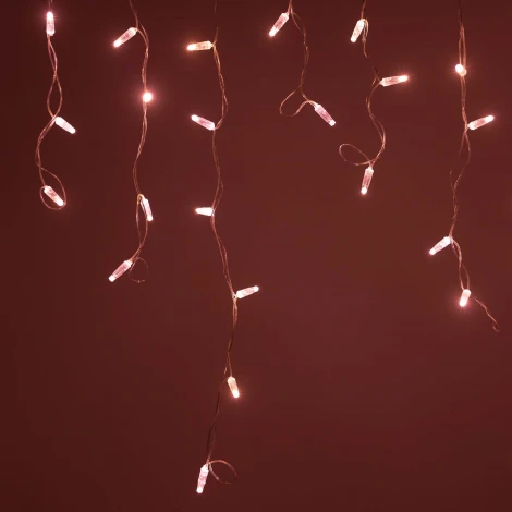 Светодиодная гирлянда ARD-EDGE-CLASSIC-2400x600-CLEAR-88LED-STD Rose Gold (230V, 6W) (IP65)