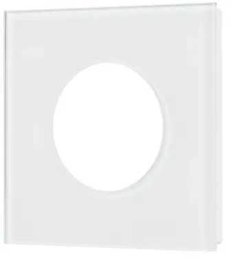 Рамка стеклянная FRM-GLARE-GC-1-WH (Arlight) 043832