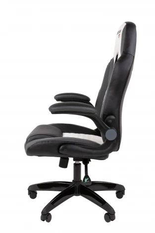 Кресло Chairman game 15 Россия экокожа черный/серый/белый 7213472