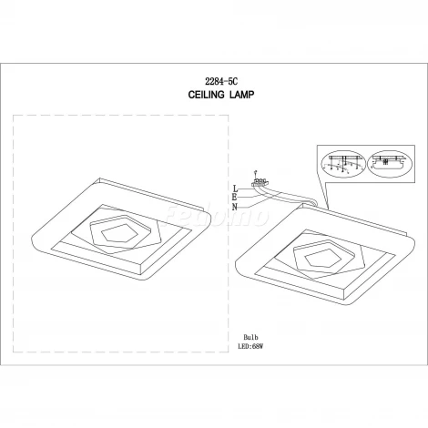 Потолочный светильник F-Promo Ledolution 2284-5C