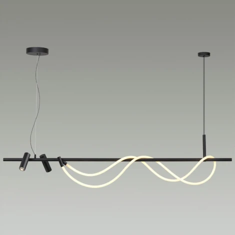 Подвесной светильник с гибким неоном Odeon Light Corda 4391/40L (LED, 220V, на тросе)