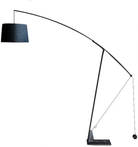 Торшер изогнутый для чтения Loft IT Fishrod LOFT5003-BL (220V)