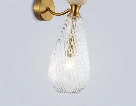Бра с травертином Ambrella Ceramo Modern LH53288
