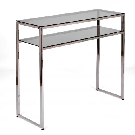 Консольный стол AllConsoles 2051-CS grey зеркальный хром