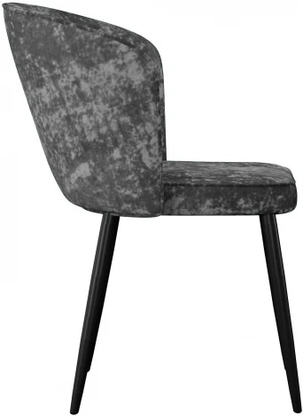 Стул DikLine 347 микровелюр M14 серый, ножки черные