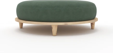 Пуф Arsko Сканди 4 зеленый велюр