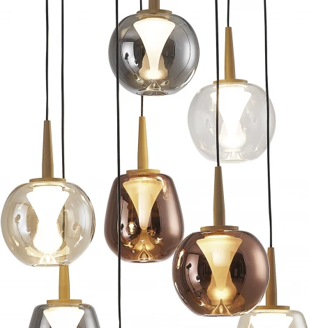 Подвесной светодиодный светильник каскадный Mantra Andromeda 8933+8PL