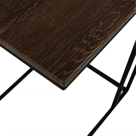 Стол придиванный BeautyStyle 30 дуб шоле коричневый/черный Mebelik арт.009094