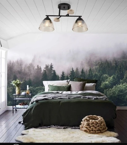 Потолочная люстра Seven Fires Aislin SF3375/2C-BK-WD-AM