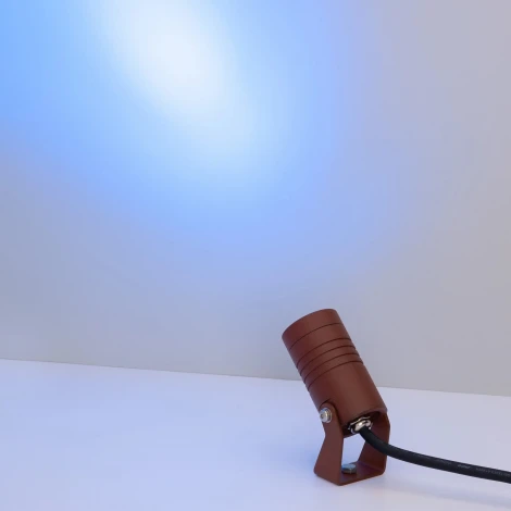 Прожектор уличный KT-RAY-COLOR-R42-6W RGB (RS, 25 deg, 12V) (Arlight, IP67 Металл) 053630 (LED)