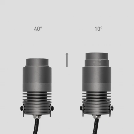 Прожектор уличный ALT-RAY-ZOOM-R52-8W Warm2700 (DG, 10-40 deg, 230V) (Arlight, IP67 Металл) 051802(1)