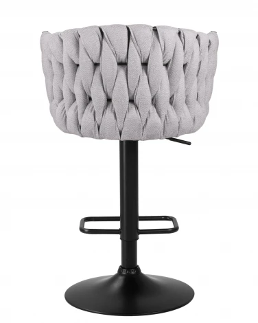 Набор 2 шт стул барный DOBRIN LEON (серая ткань (LAR 275-17))