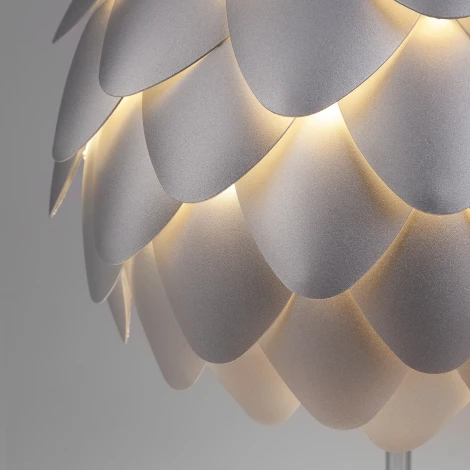 Интерьерная настольная лампа артишок 01099/1 Bogate's Cedro серебряный / хром (220V, выключатель)