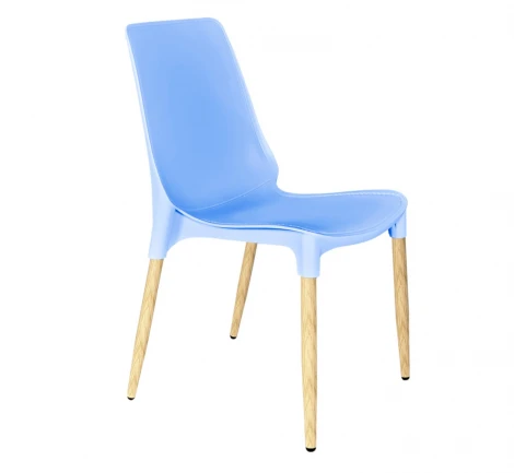 Стул Sheffilton SHT-ST75/S424-C голубой/светлый орех 6778513811