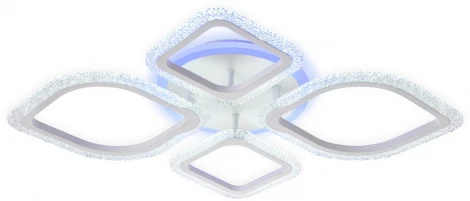 Потолочная люстра Ambrella Acrylica FA5147 (регулировка яркости, LED, 220V, пульт управления, цветы)