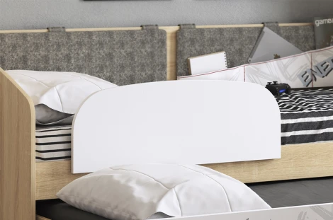 Энерджи Кровать, цвет дуб сонома/белый Mebelson (арт.MDE-07.1623)