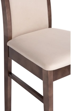 Деревянный стул Woodville Амиата бежевый / орех 528937