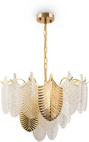 Подвесная люстра Freya Hloya FR5143PL-07G (220V, на цепи, круглые)