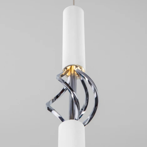 Подвесной светильник Eurosvet Lance 50191/1 LED белый/хром (220V, на проводе)