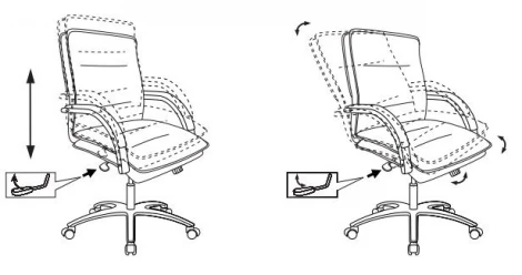 Кресло руководителя Бюрократ T-9927SL-LOW светло-коричневый Leather Eichel кожа низк.спин. крестовина металл хром