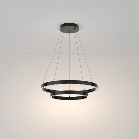 Подвесной светильник Maytoni Rim MOD058PL-L55BK (LED, 220V, на тросе)