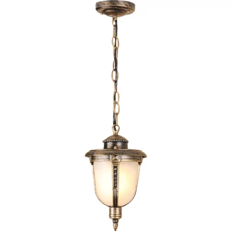 Уличный светильник подвесной Elektrostandard Atlas черное золото GLYF-2010H