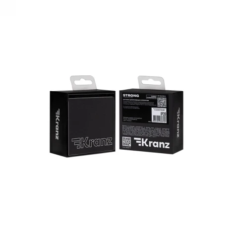 Заглушка декоративная с суппортом антрацит Kranz Strong KR-78-0735-5