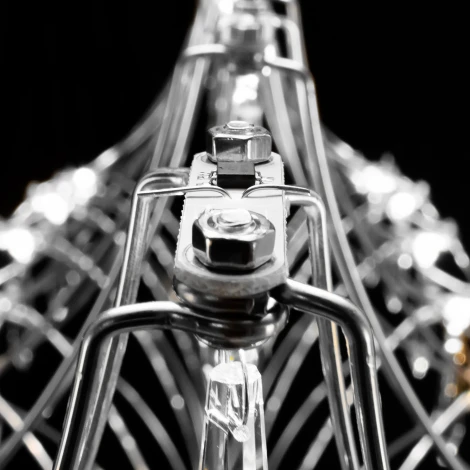 Подвесная люстра светодиодная хрустальная ILLUMICO IL0707-1200HX-34 Ether