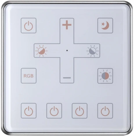 Настенная панель управления дистанционного (2.4G) Novotech Glat 359393 для арт. 359362-359377 IP20 PULT