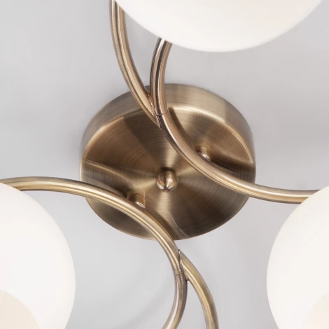 Потолочная люстра Eurosvet Alba 30144/4 античная бронза (220V, шарики)