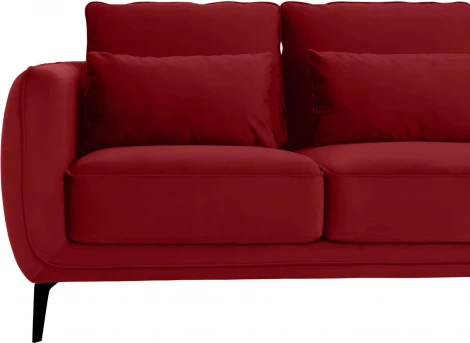Диван Amsterdam двухместный ОГОГО (арт.342689), (Ткань/Бордовый)