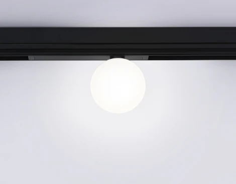 Трековый светильник магнитный светодиодный диммируемый Ambrella TRACK SYSTEM GL1371 (регулировка яркости, 220V, пульт управления, управление смартфоном, умный дом - LampSmart, шар)