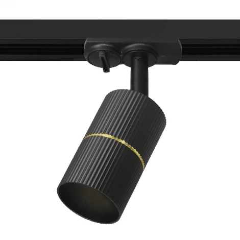 Трековый светильник однофазный Wolta WTL-GU10/18BG под лампу GU10 Черный / золотой NIMB