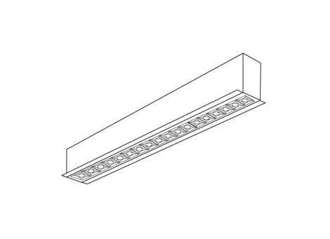 Встраиваемый светодиодный светильник 0,49м 18Вт Donolux Eye DL18502M131B18.48.494B