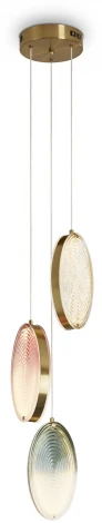 Подвесной светильник Freya Lolli FR6139PL-L24BS (LED, 220V, на проводе, круглые)
