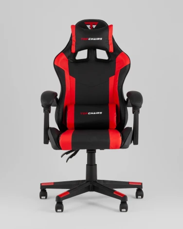 Кресло спортивное TopChairs Commander черно-красный арт.УТ000039477