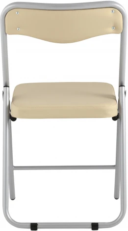 Складной стул Stool Group Джонни экокожа кремовый каркас металлик УТ000035366