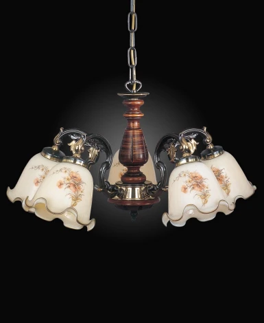 Подвесная люстра Reccagni Angelo L.965/5 DEC